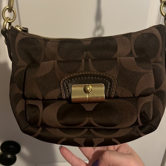COACH Kristin Brown Shoulder/Crossbody Bag - Picture 1 of 12